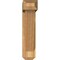 Ekena Millwork Traditional Craftsman Rough Sawn Bracket w/ Offset Brace, Western Red Cedar, 6"W x 22"D x 26"H BKT0604X22X26TRA04RWR - alternate 3